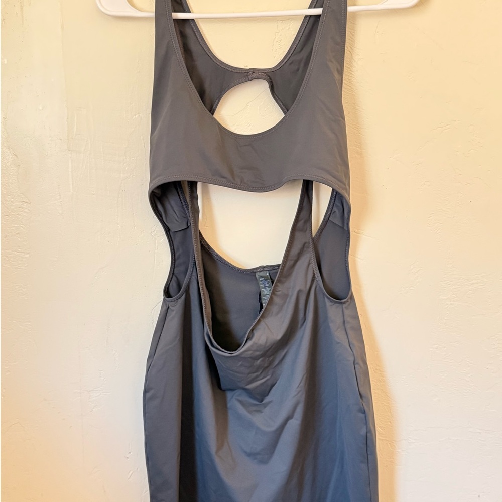 SKIMS Gray Sleeveless Dress
